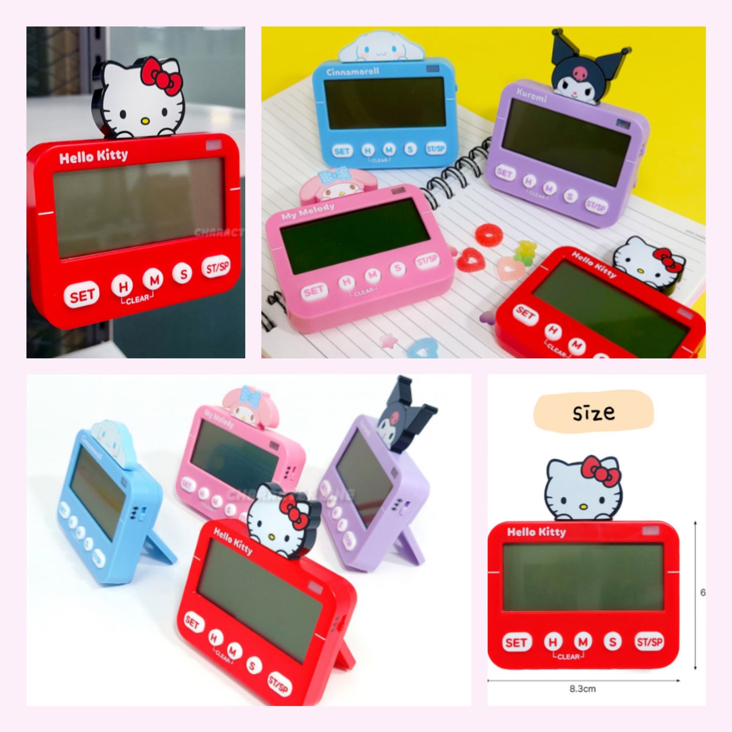 韓國直送- KR2505009 Sanrio 計時器