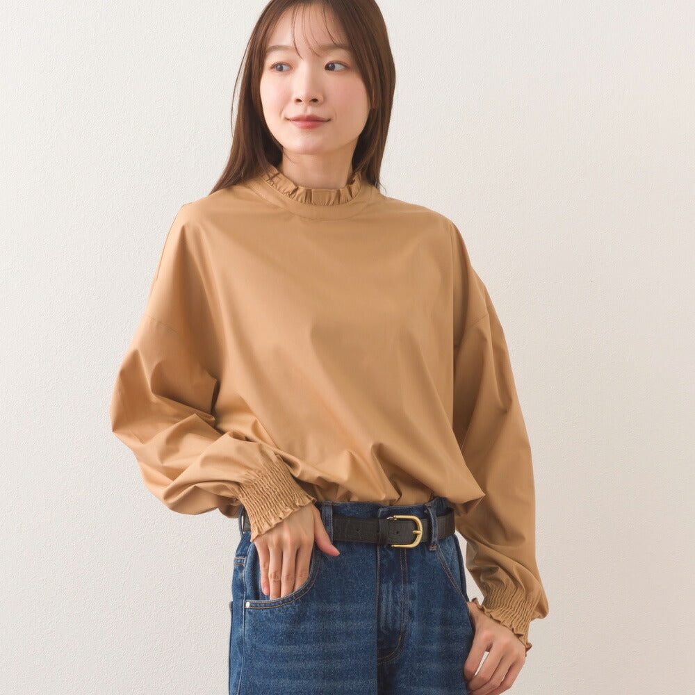 日本直送-OMNES 荷葉邊套頭恤衫