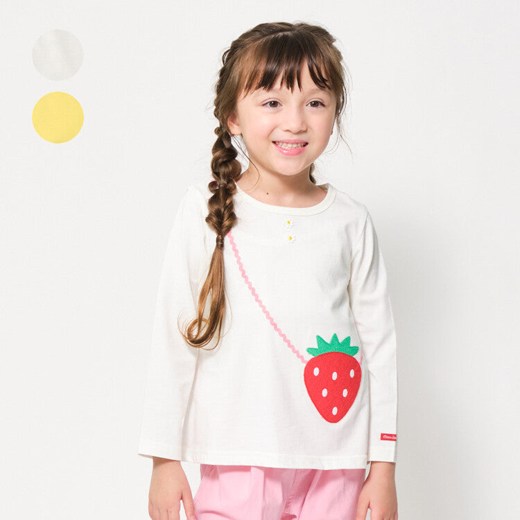 日本直送-SP26 MJJ 草莓綉花長袖Tee