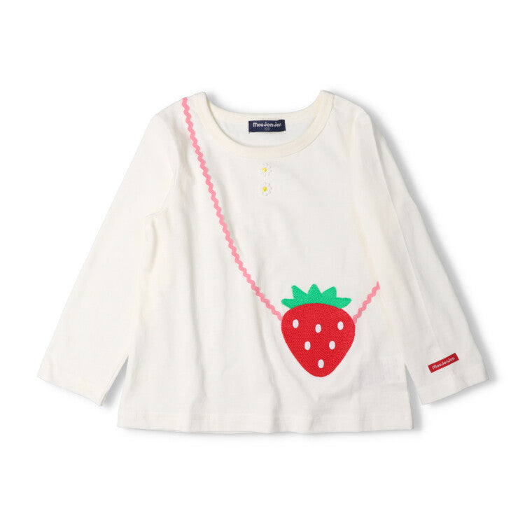 日本直送-SP26 MJJ 草莓綉花長袖Tee