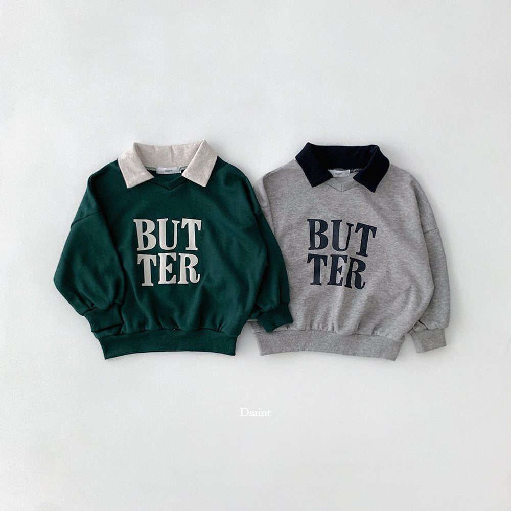 韓國直送- DS Butter Square Collar Sweatshirt