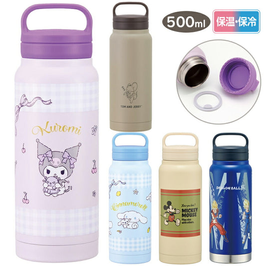 日本直送- Skater 卡通鈕蓋手提保溫水樽