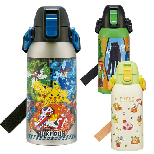 日本直送- Skater 卡通直飲不鏽鋼水樽(男款)