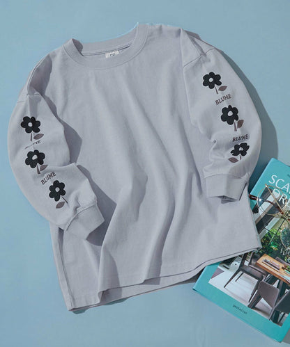 日本直送- DR Printed Sleeves Ribbed Long-Sleeved Tee 2