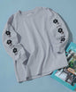 日本直送- DR Printed Sleeves Ribbed Long-Sleeved Tee 2