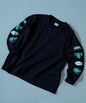 日本直送- DR Printed Sleeves Ribbed Long-Sleeved Tee 2