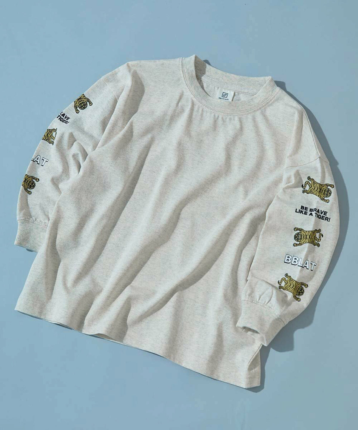 日本直送- DR Printed Sleeves Ribbed Long-Sleeved Tee 2