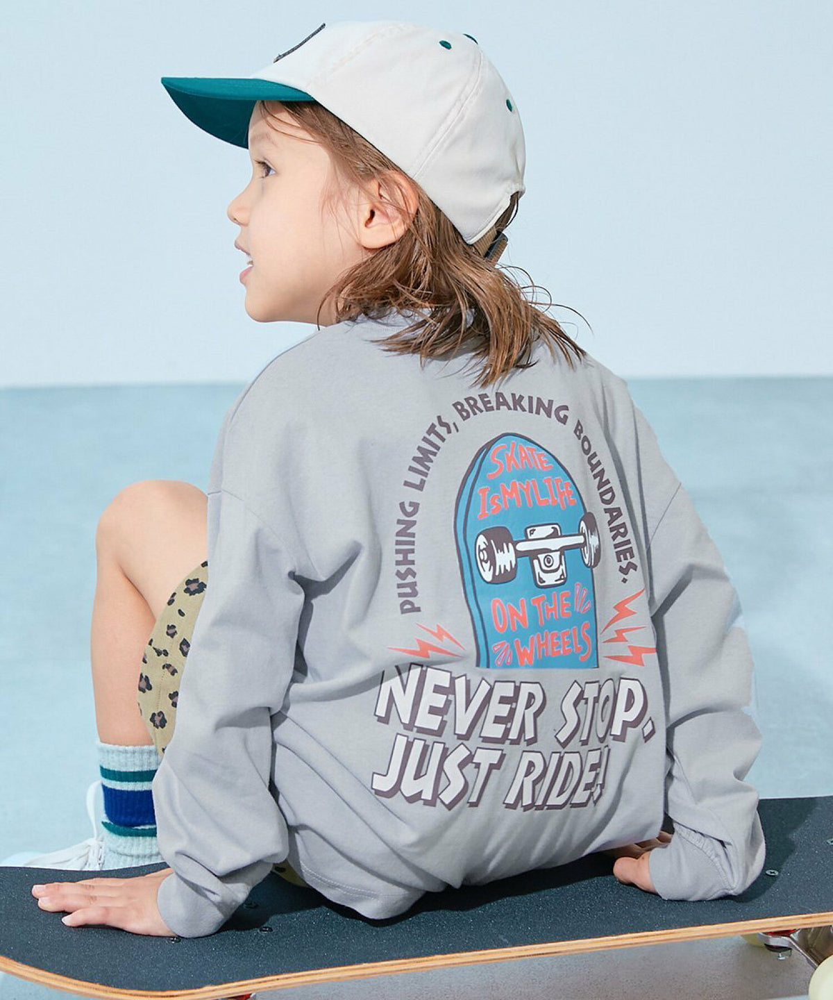 日本直送- DR Printed Ribbed Long-Sleeved Tee