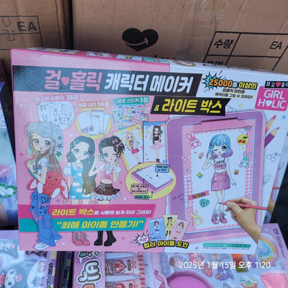 韓國直送- JP2504070 少女角色製作畫板