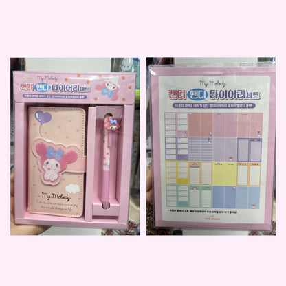 韓國直送- KR2505005 Sanrio 可愛日記套裝