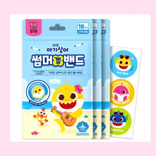 韓國直送- KR2505015 Baby Shark 止痕貼18片