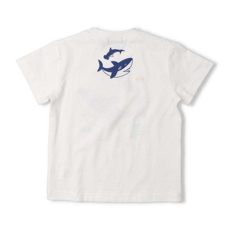 日本直送-MJJ 鯊魚/鯨魚印花全棉Tee