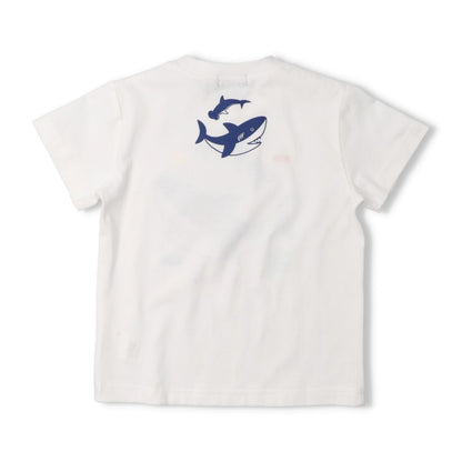 日本直送-MJJ 鯊魚/鯨魚印花全棉Tee
