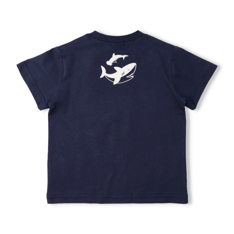 日本直送-MJJ 鯊魚/鯨魚印花全棉Tee