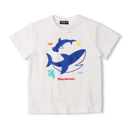 日本直送-MJJ 鯊魚/鯨魚印花全棉Tee