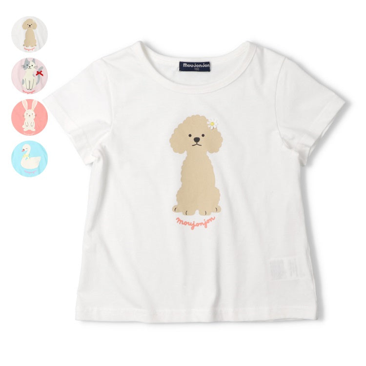 日本直送-MJJ 動物全棉Tee (女童)