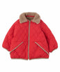 日本直送- SE Fluffy Floral Quilt Reversible Jacket