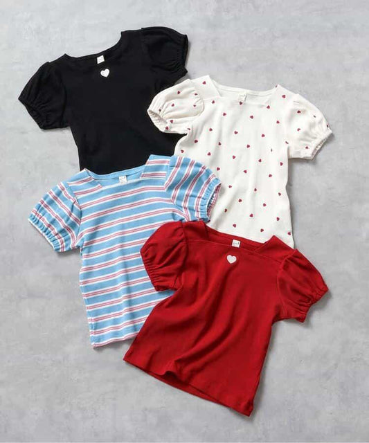 日本直送- JP2505005 ALC 女童 泡泡袖Tee