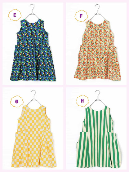 日本直送- JP2505032 PP 女童 All Over Print One Piece