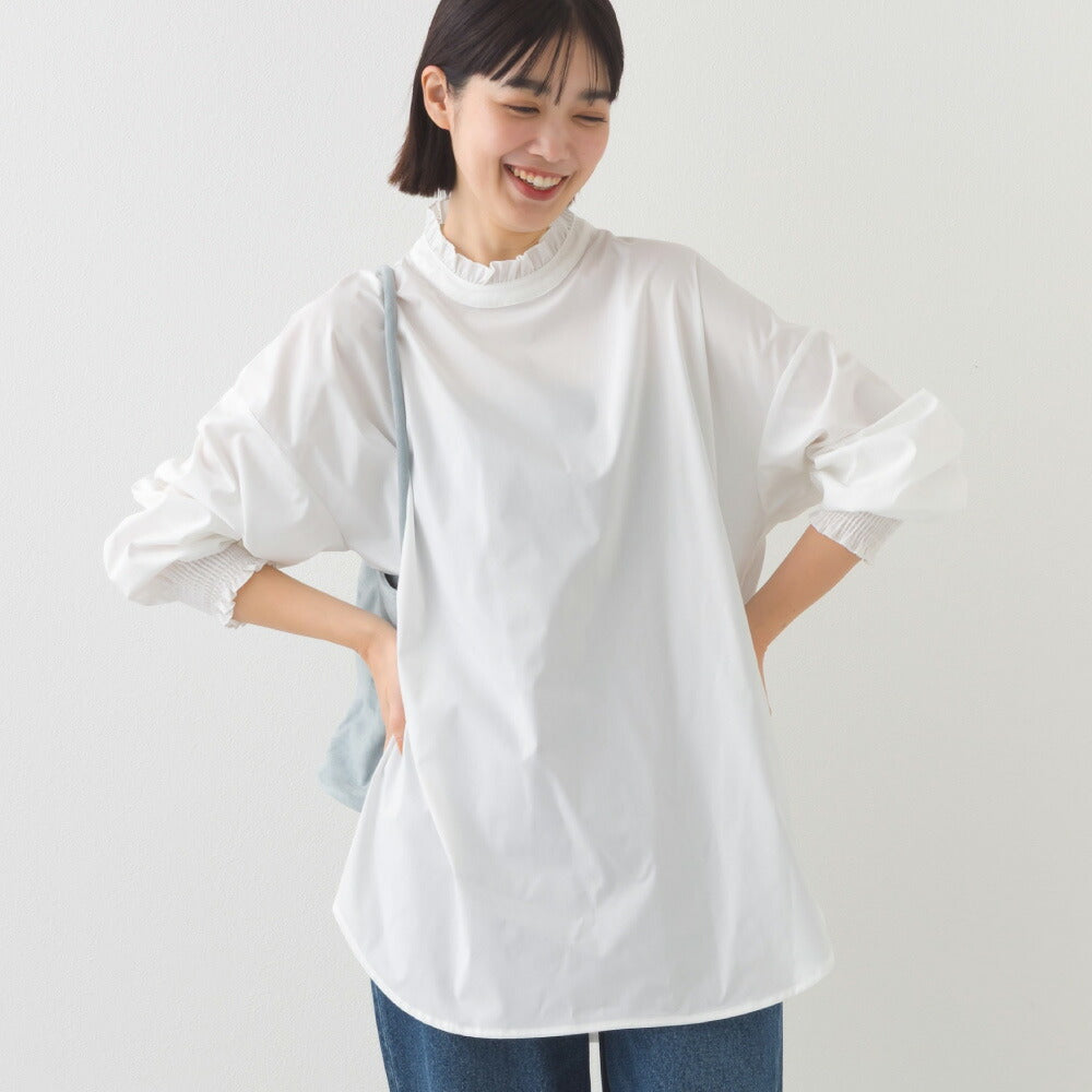 日本直送-OMNES 荷葉邊套頭恤衫