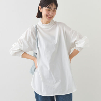 日本直送-OMNES 荷葉邊套頭恤衫