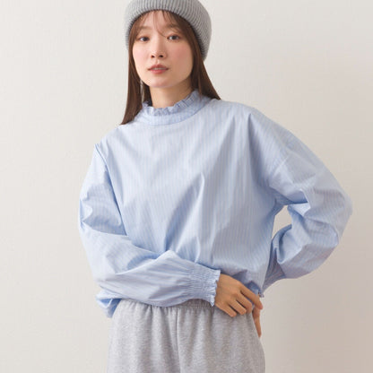 日本直送-OMNES 荷葉邊套頭恤衫