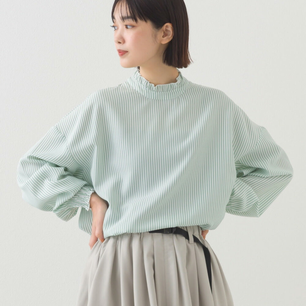 日本直送-OMNES 荷葉邊套頭恤衫