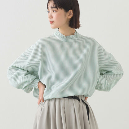 日本直送-OMNES 荷葉邊套頭恤衫