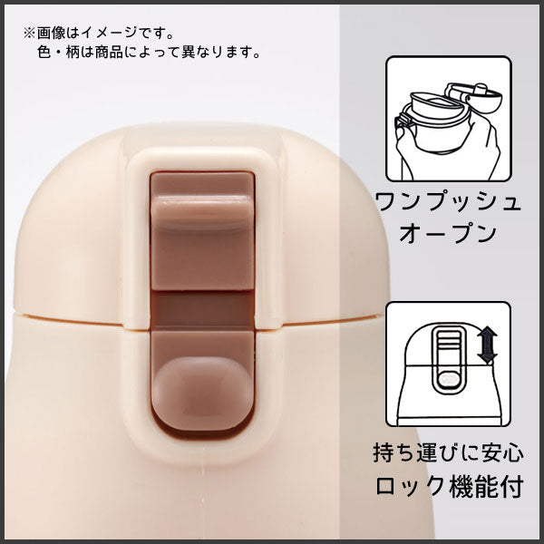 日本直送- Skater Sanrio 花花圖案 不鏽鋼保溫水樽