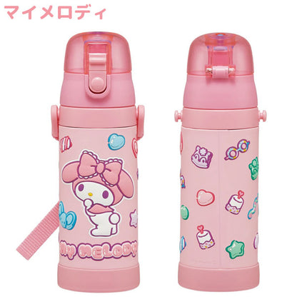 日本直送- Skater Sanrio 3D圖案 不鏽鋼保冷水樽