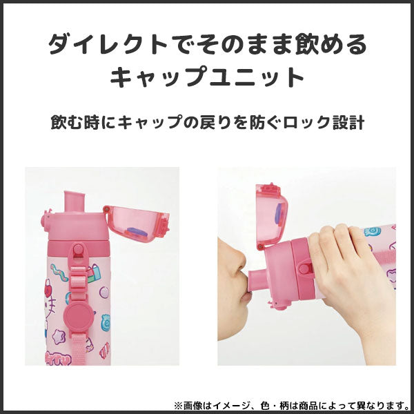 日本直送- Skater Sanrio 3D圖案 不鏽鋼保冷水樽